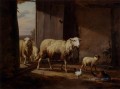 Sheep Returning From Pasture Eugene Verboeckhoven animal